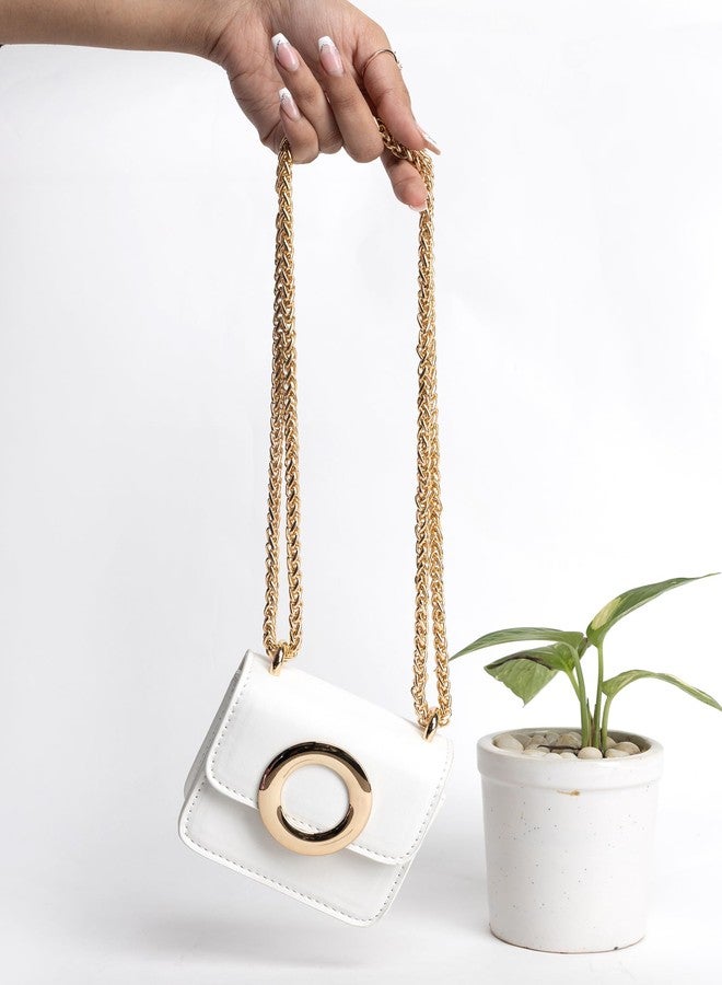 Kazo Mini Solid Sling Bag With Adjistable strap for Women - Image 2